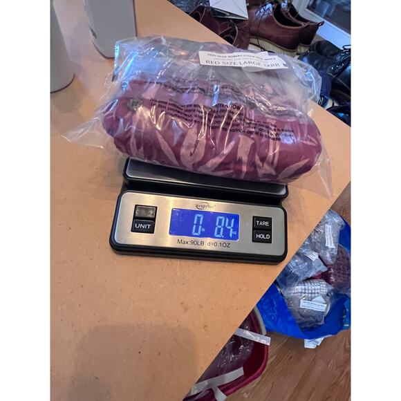 Robert Stock Silk Men's Large Red Hawaiian Print Short Sleeve Vacation Shirt - Picture 8 of 8